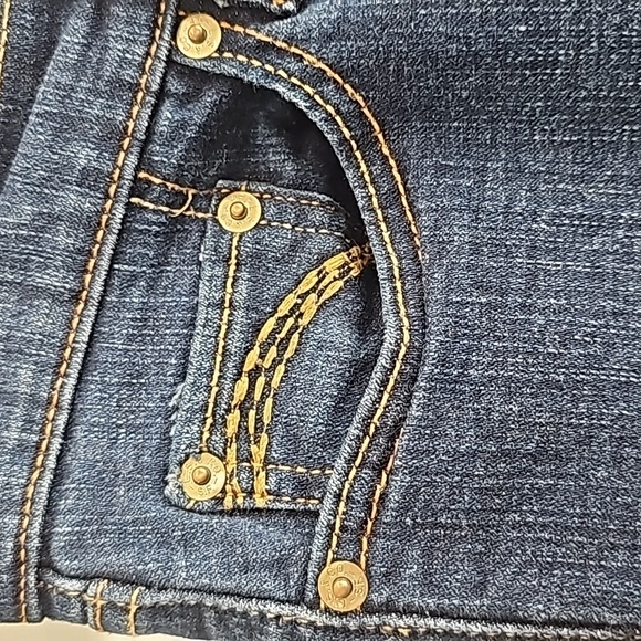 NWOT Levi's 524 Too Superlow Flare Jeans W27/L30 dark blue wash - Out of stock - Picture 3 of 11